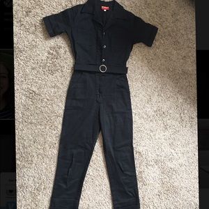 Freddie’s of Pinewood Black Glamouralls with Belt